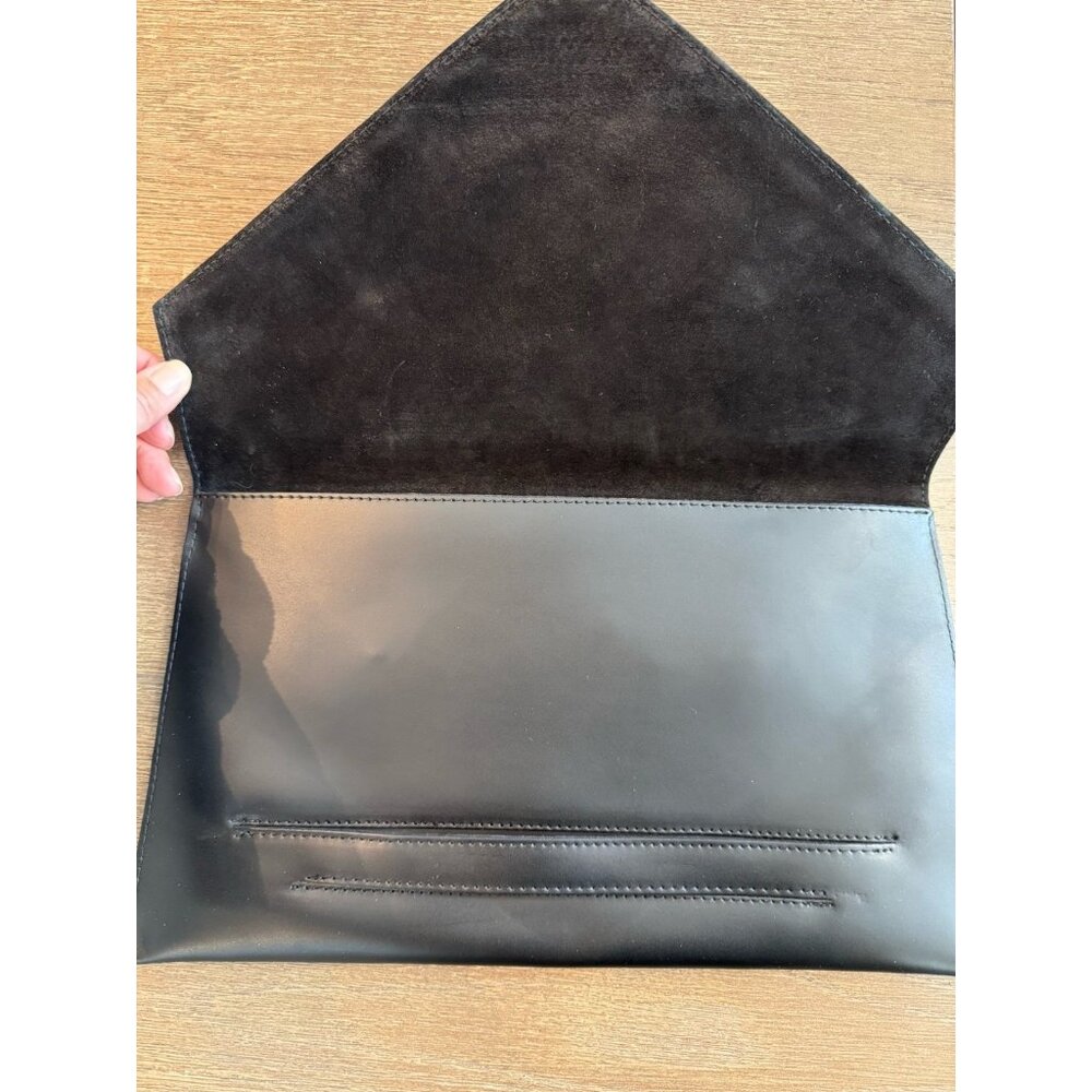Vittoria Napoli Italian Leather Envelope Clutch Purse Made In Italy MINT - Picture 6 of 12